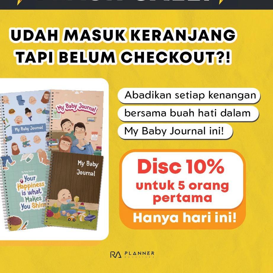 

➩ My Baby Journal 2.0 by RA Planner | Buku Tumbuh Kembang Anak | Jurnal Kehamilan dan Bayi ✧