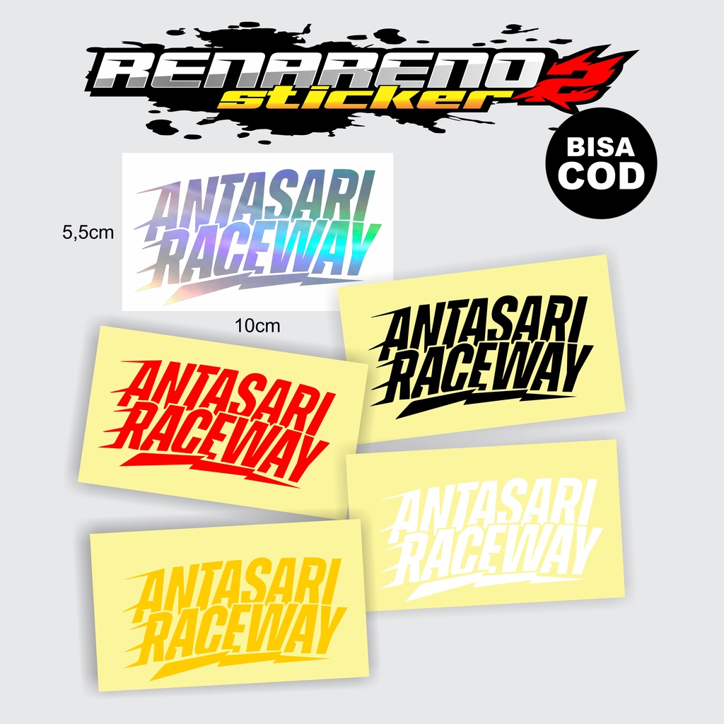 STICKER CUTTING ANTASARI RACEWAY