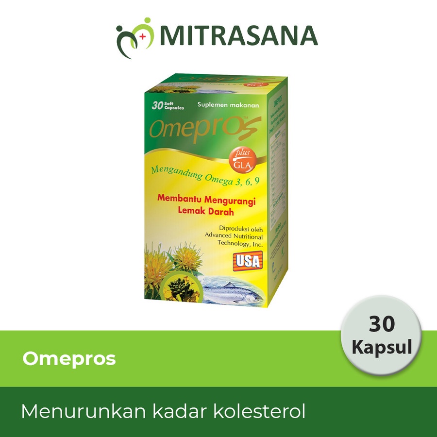 Omepros Mengontrol Kadar Kolesterol 30kps
