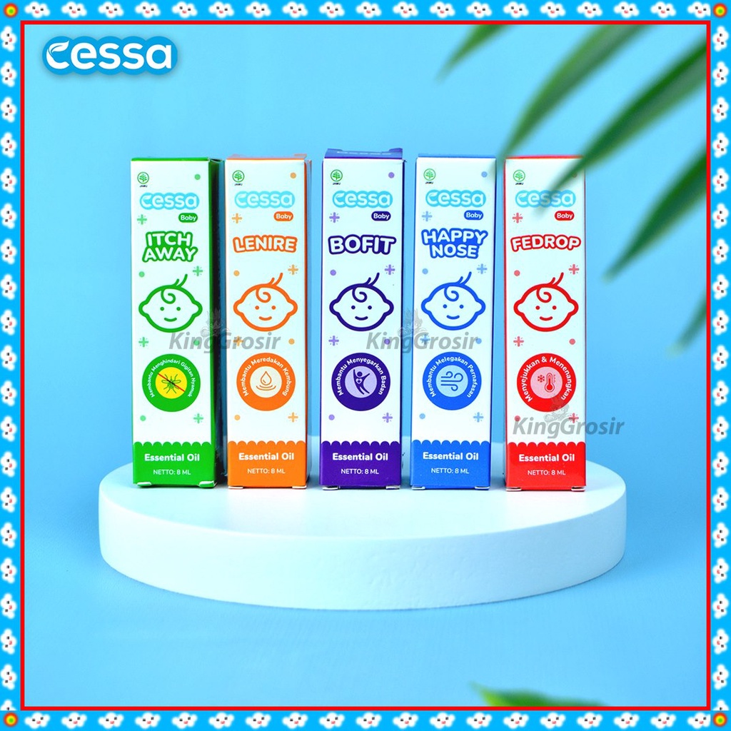 Cessa Baby Essential Oil / Cessa Kids Essential Oil 8 ml 0-3 TAHUN / Minyak Essential