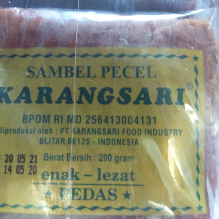 

Karangsari bumbu pecel - Pedas