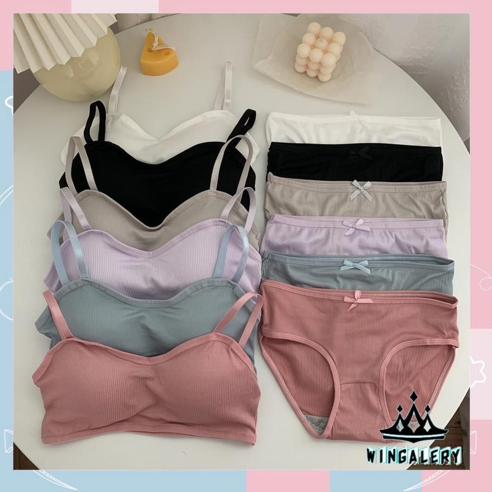43 WINGALERY Set Pakaian Dalam Wanita Import 1059 4370
