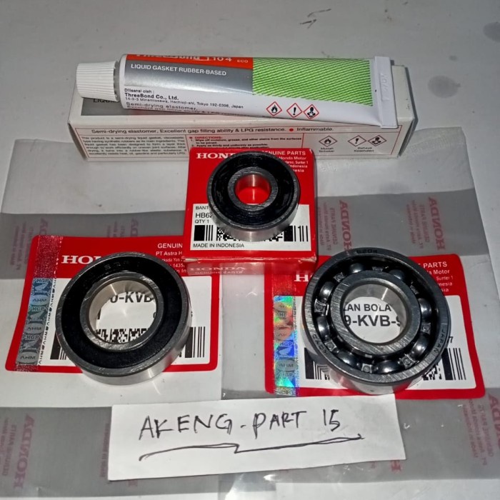BEARING/LAHER GARDAN ISI 3 PCS VARIO 110 KARBU/BEAT KARBU/SCOOPY KARBU