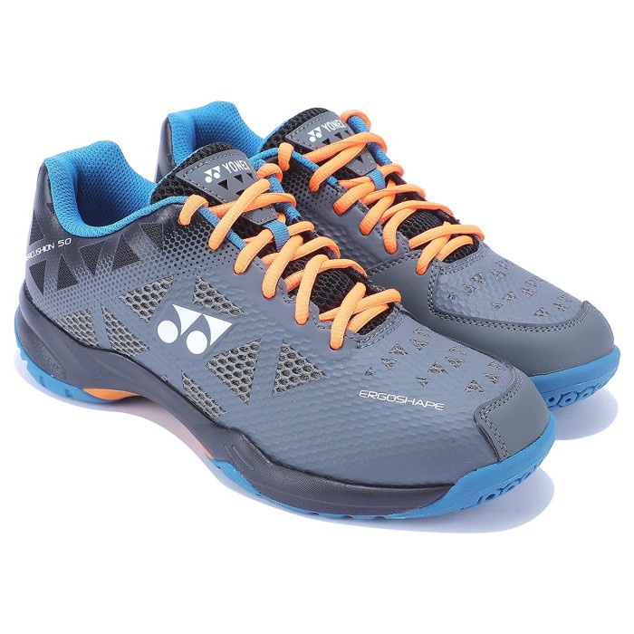 {MentariStore} NEW YONEX SHB 50 EX / SHB50EX / SEPATU YONEX SEPATU BADMINTON ORIGINAL - DARK GREY 40
