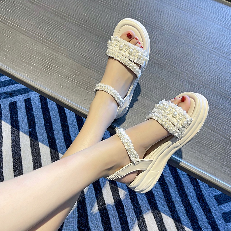 TBIG [COD] Sandal Sepatu Wanita SANDALREINA Import Korea Style Santai Wanita Remaja