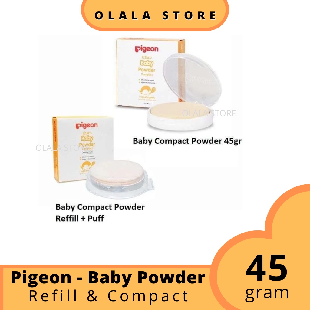 PIGEON - BABY POWDER 45 GRAM / BEDAK BAYI