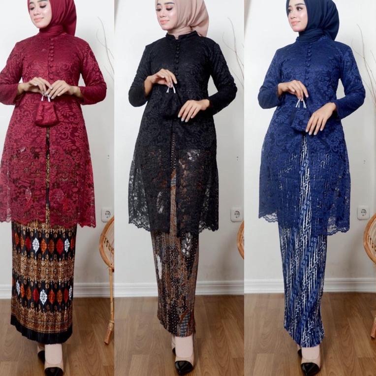 PALING DIMINATI SET TUNIK BURKAT KANCING SERIBU/KEBAYA/KEBAYA BURKAT/SET TUNIK/KEBAYA SET/aKebaya ko