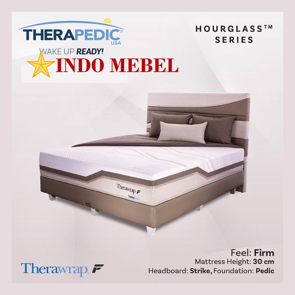 Kasur Spring Bed Therapedic Therawrap F LATEX ( Matras ONLY )READY MAKASSAR PROMO springbed theraped