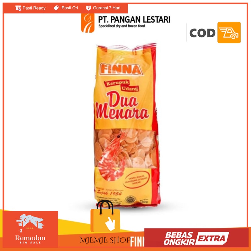 

FINNA Kerupuk Udang Dua Menara 380 gr