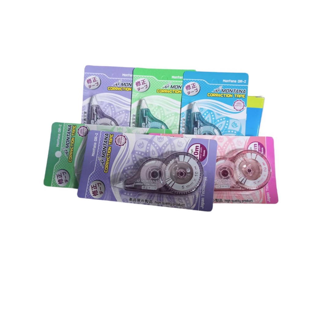 

TIPE-X ANAK SEKOLAH SD SMP SMA ANTI BOCOR TAHAN LAMA BERKUALITAS PENGHAPUS PENA/MONTANA OR-02 CORRECTION TAPE 5 MM x 10 MM