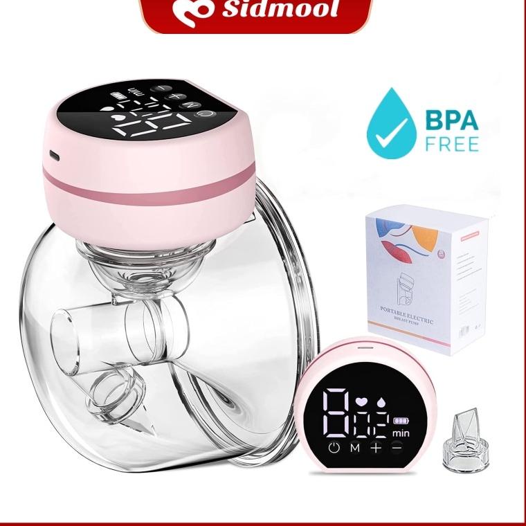 HARGA TERMURAH SIDMOOL Pompa ASI Elektrik Wearable Breast Pump Handsfree Poble Rechargeable