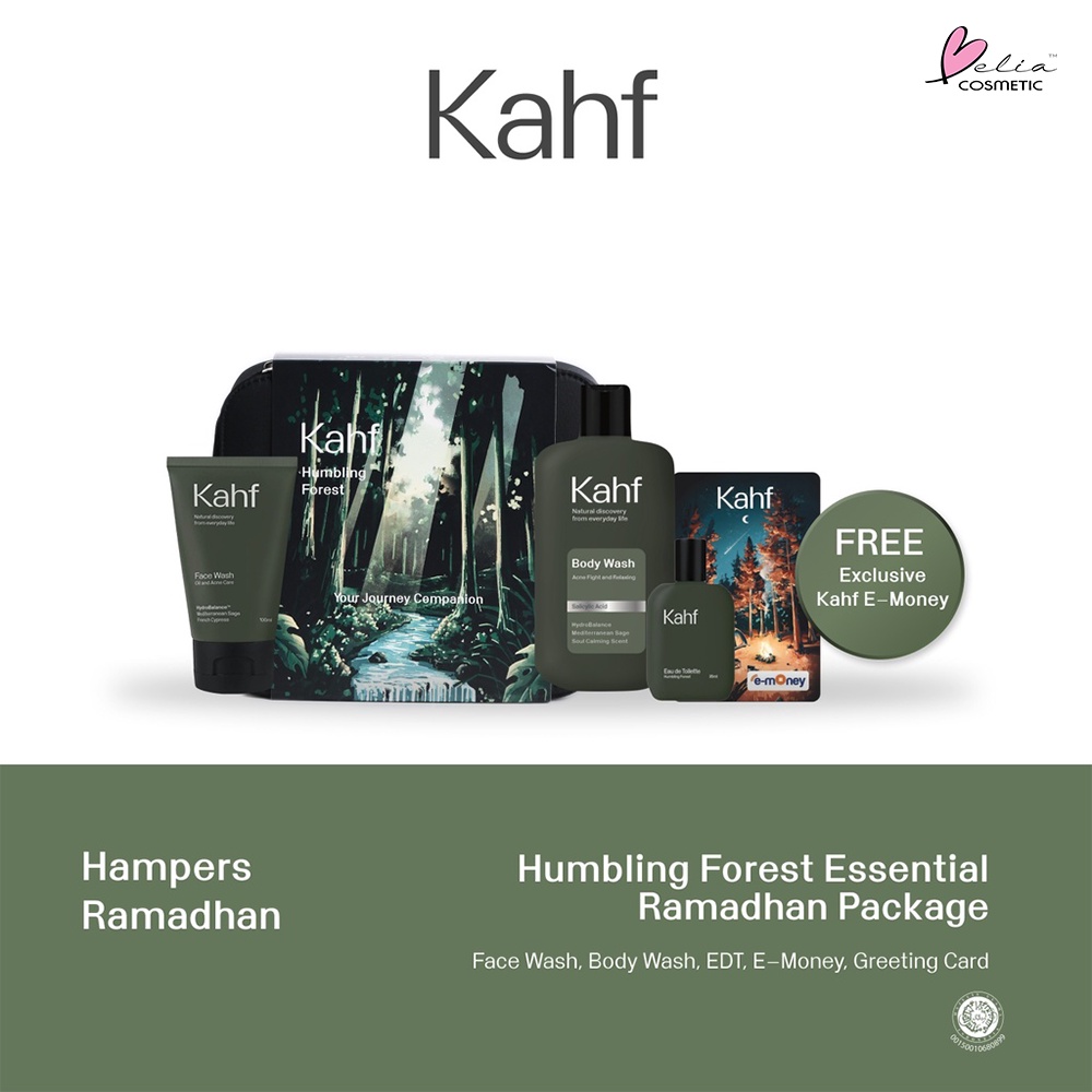 ❤ BELIA ❤ KAHF Paket Ramadhan Hampers | Invigorating Waterfall | Humbling Forest | Revered Oud | True Brotherhood | BPOM