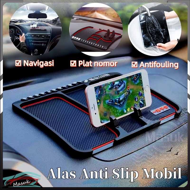 Anti Slip dan waterproof Phone Holder Mat Alas Mobil Dashboard Mounting Handphone Mobil Multifungsi 