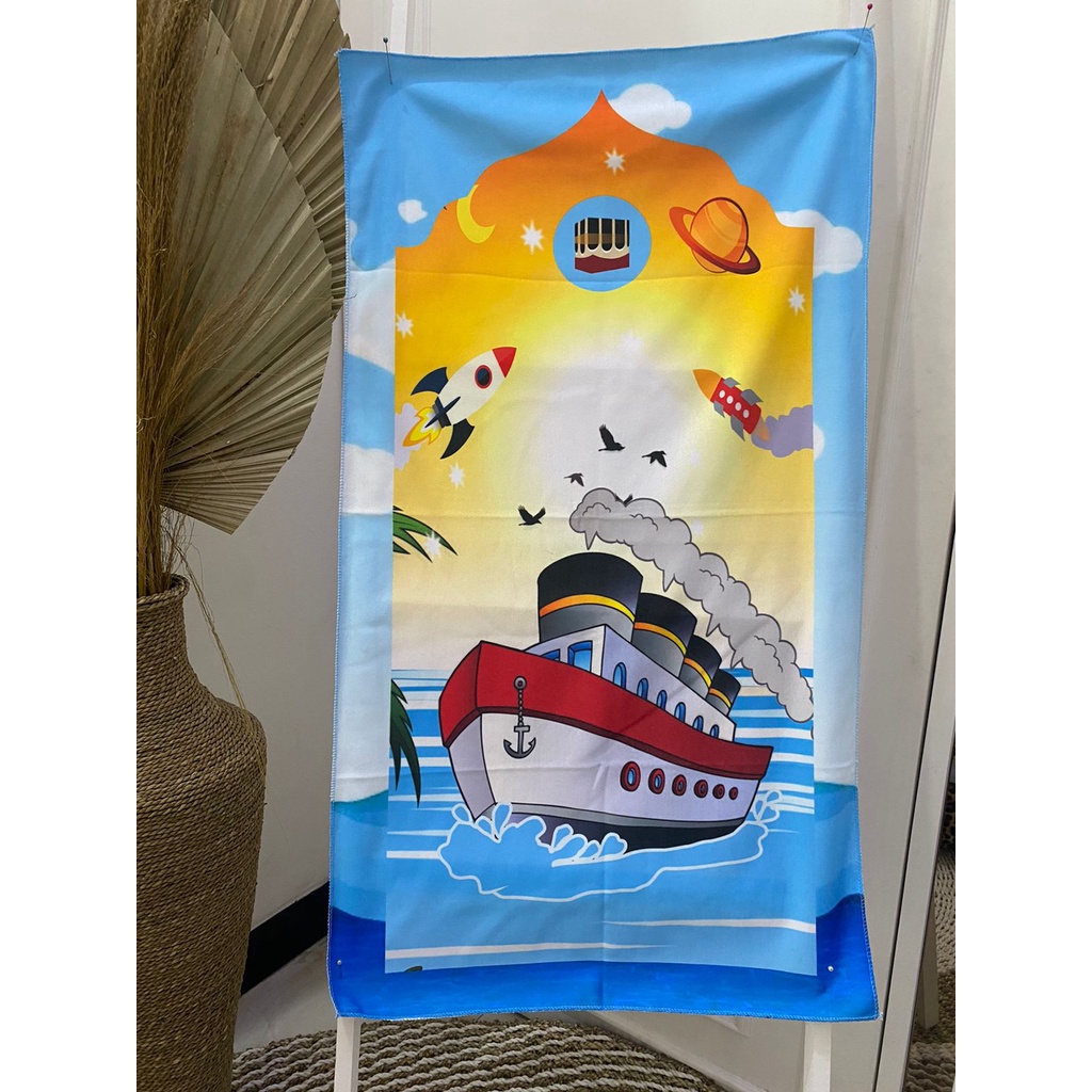 SAJADAH ANAK KARAKTER / SAJADAH ANAK MOTIF KARAKTER ARJUNA