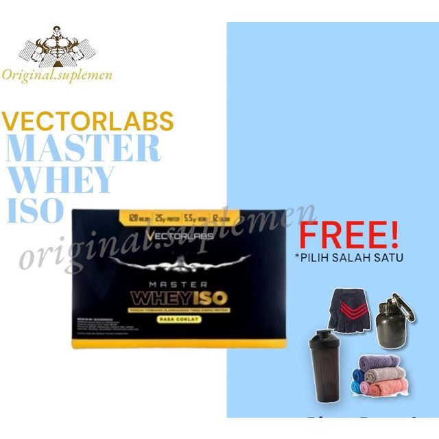 VECTORLABS MASTER WHEY ISO 12 SACHET VECTOR LABS WHEY ISOLATE PROTEIN