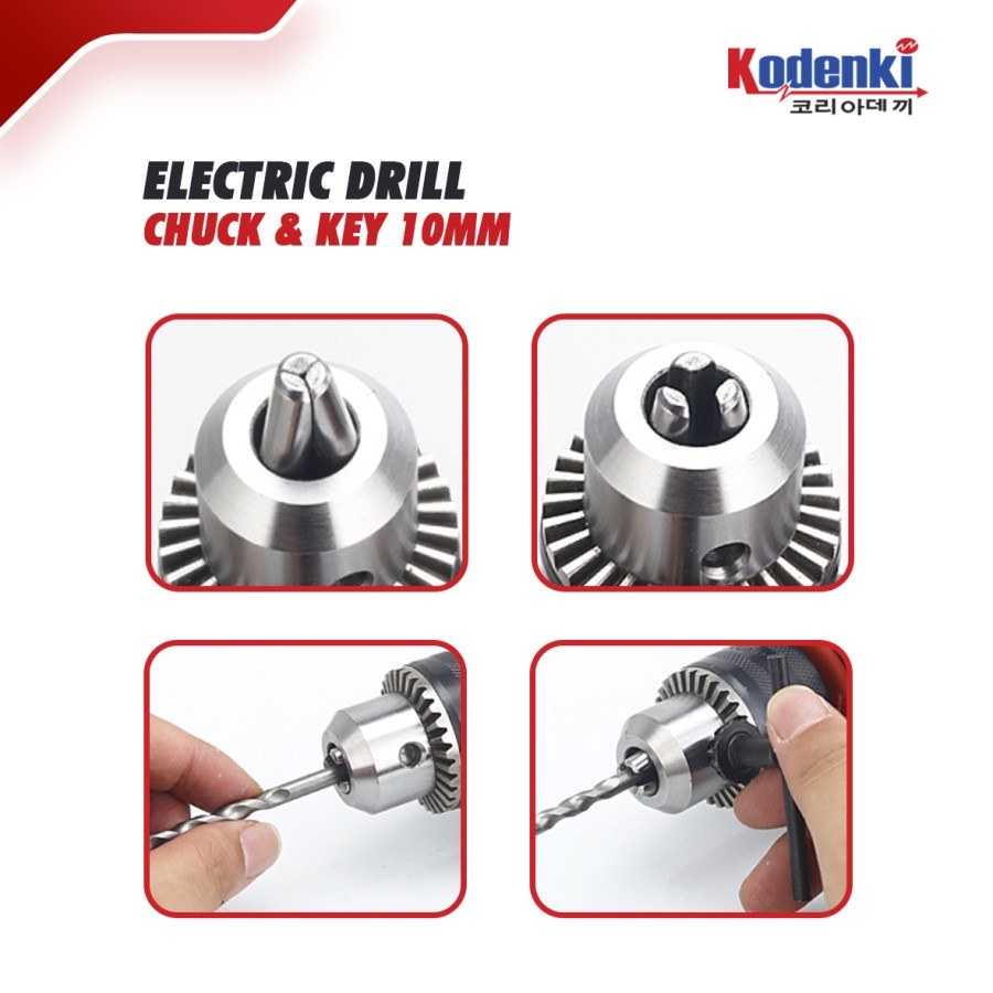 Bor Listrik 10mm KODENKI ED102 Electric Drill 10 mm Reverse Variable