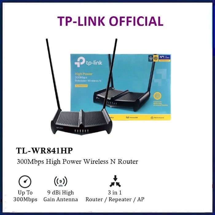 TP-LINK TL-WR841HP TPLINK HIGH POWER WIFI WIRELESS ROUTER TL WR841HP