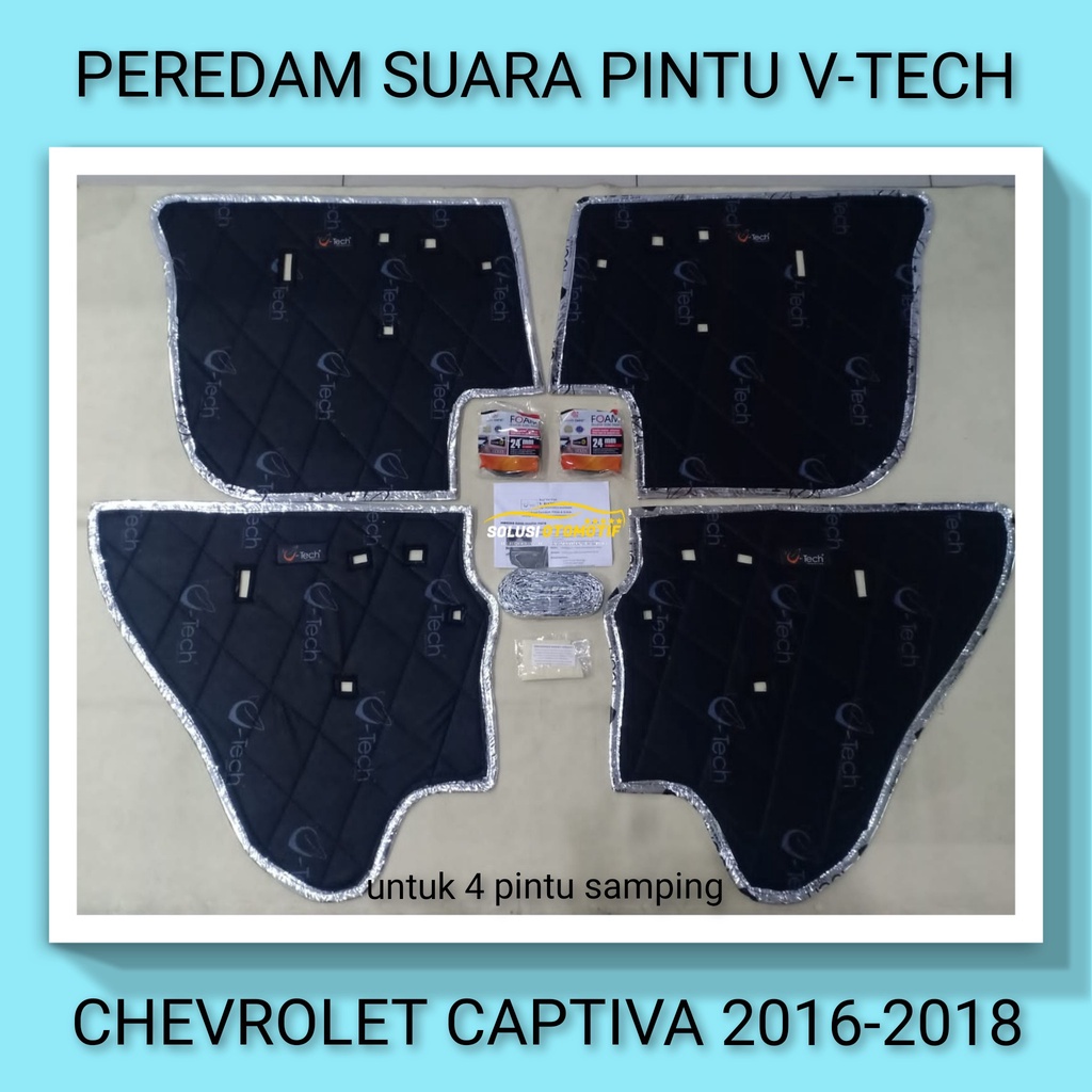 CHEVROLET CAPTIVA 2016-2018 Peredam Suara Pintu Aksesoris Mobil VTECH