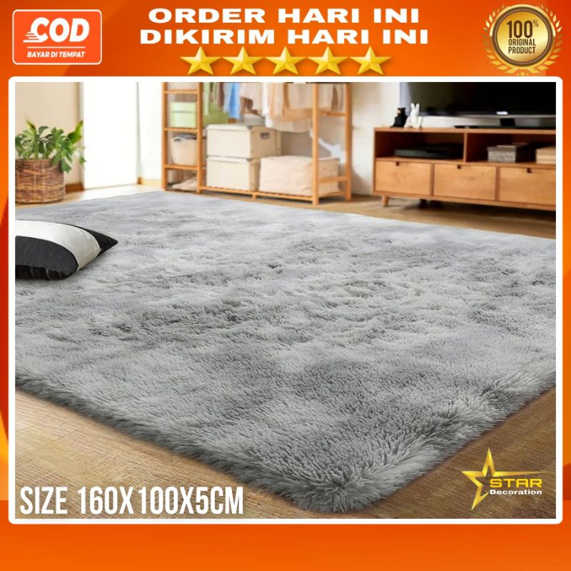 Karpet bulu rasfur uk160x100x5cm