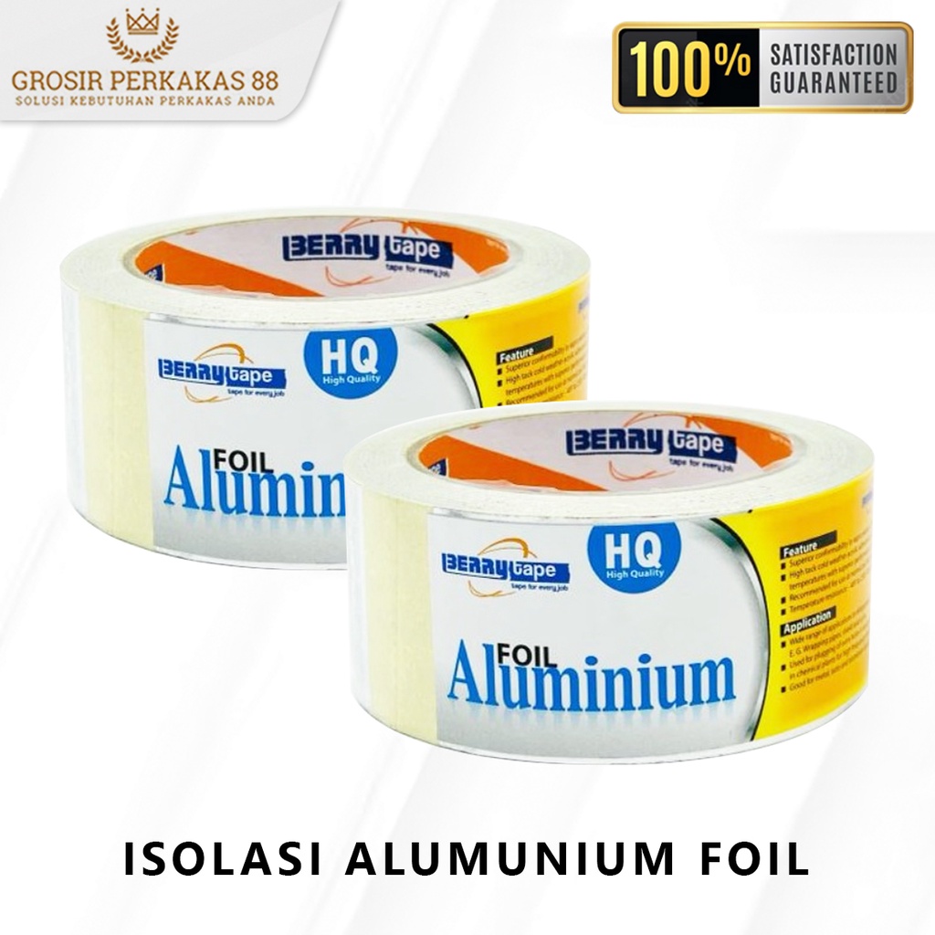 Isolasi Lakban Alumunium Aluminium Foil Tape