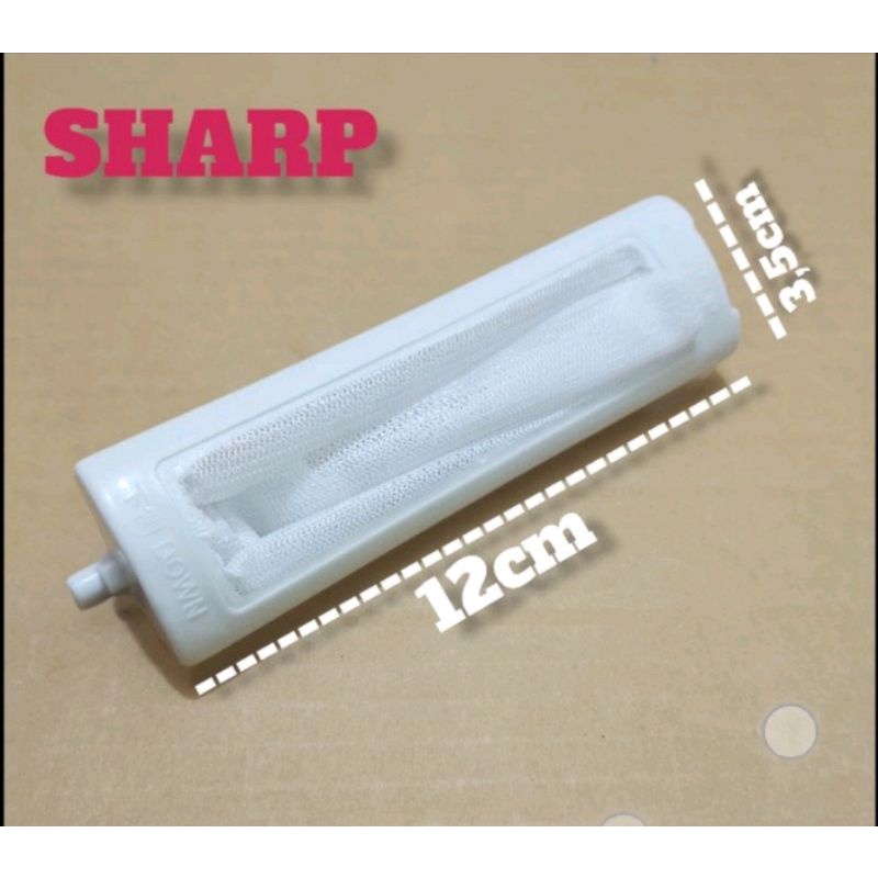 saringan kotoran air mesin cuci sharp 2 tabung ukuran 12.5 x 3.5