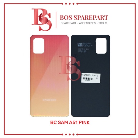 TUTUP BELAKANG SAMSUNG A51 PINK / BACK DOOR / BACK COVER