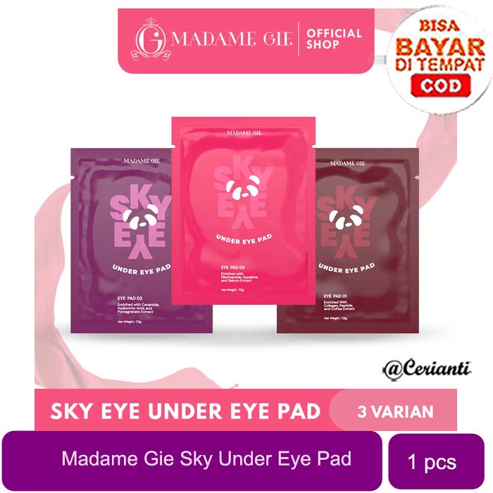 [MASKER MATA | PER PCS | BPOM] Madame Gie Sky Eye Under Pads - Masker Mata_Cerianti