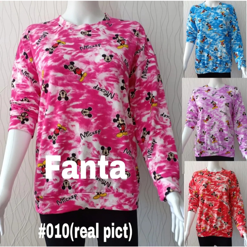 ATASAN WANITA 100% ORIGINAL / ATASAN WANITA LENGAN PANJANG BAHAN BEBY TERRY IMPORT FASHION