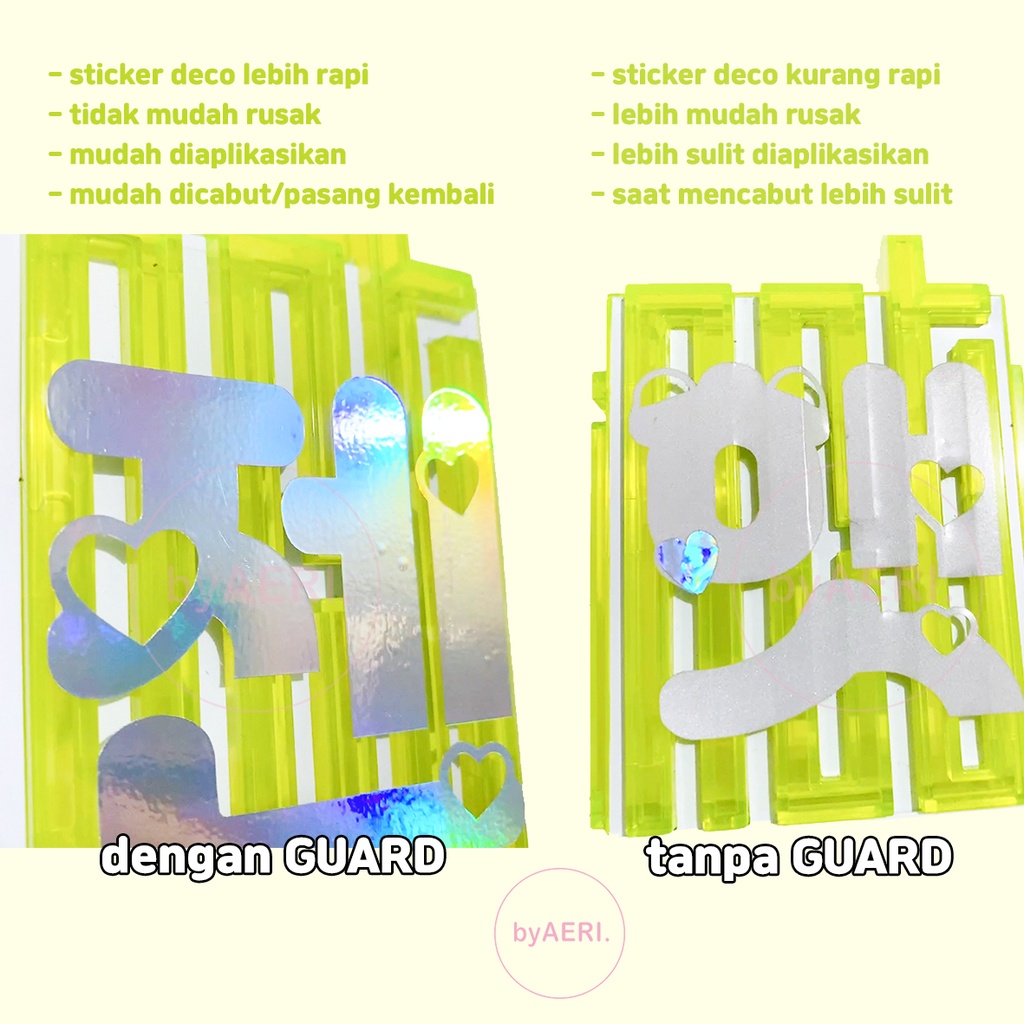 [READY] N C T Lightstick Guard Anti Gores for Deco Sticker Neobong Head