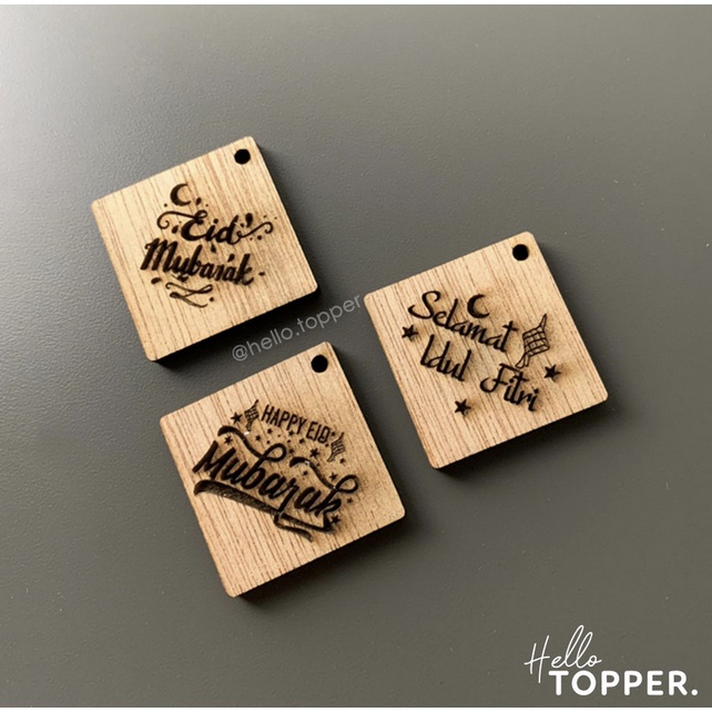 

Hang Tag Idul Fitri Lebaran Ramadhan Kayu Hampers Tag Label