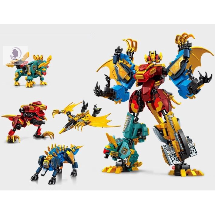 Sembo Block 4 in 1 Robot Dinosaur 205074-77