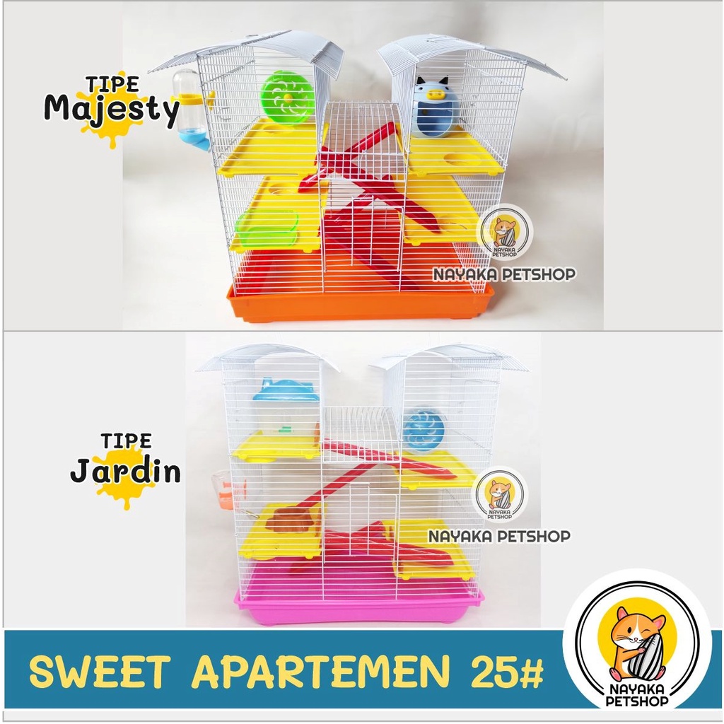 Sweet Apartemen Kandang Hamster Besar Tingkat 3 Lantai Murah