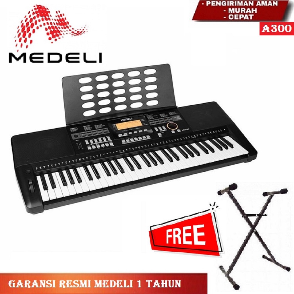 Keyboard Piano Medeli A300 Free Stand Original