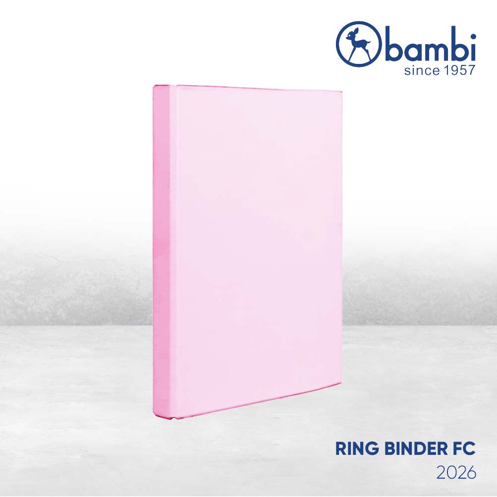 

Bambi Ring Binder Folio 2 Ring Type D All Color Small Size 15 mm Original