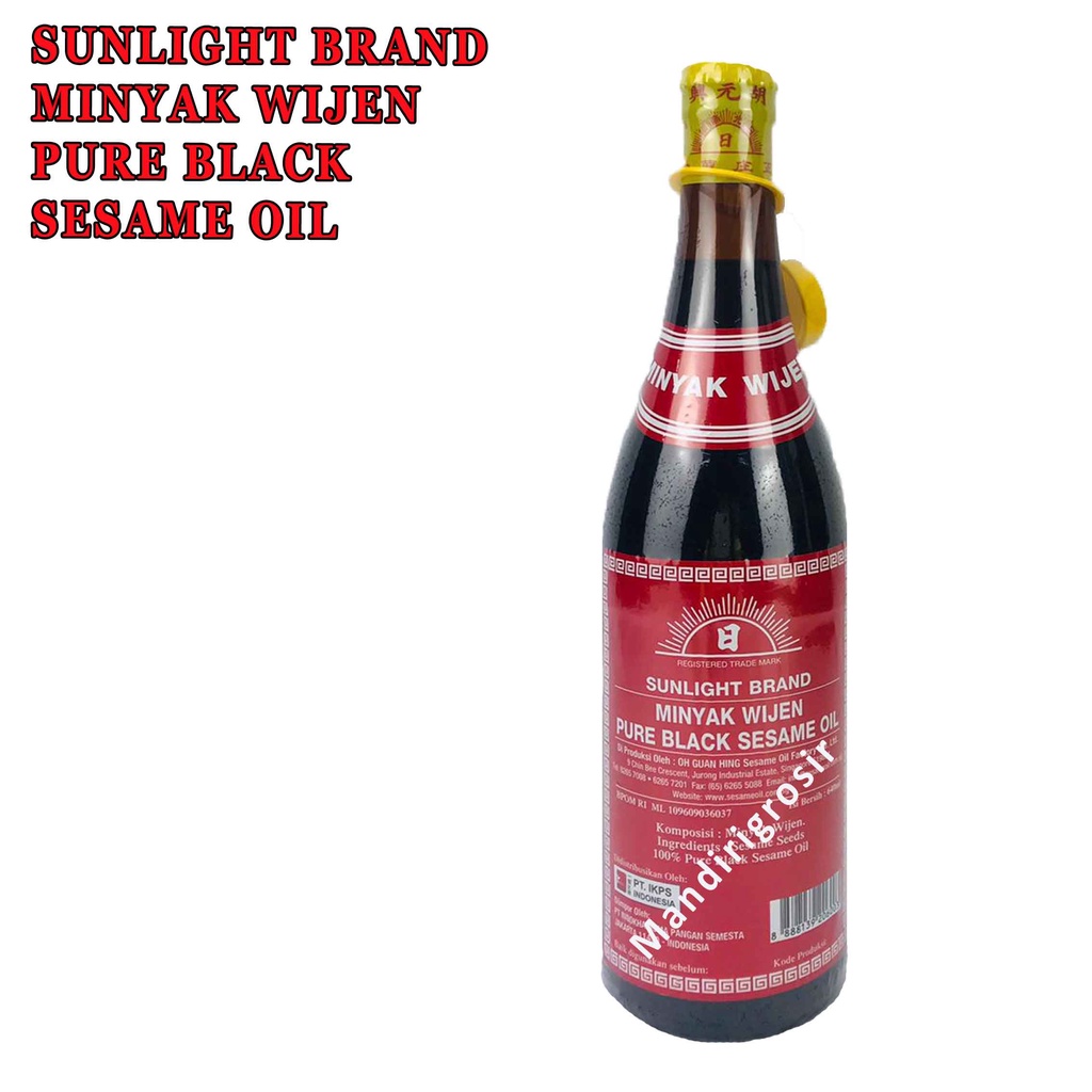 Minyak Wijen* Sunlight Brand* Sesame Oil* 640ml
