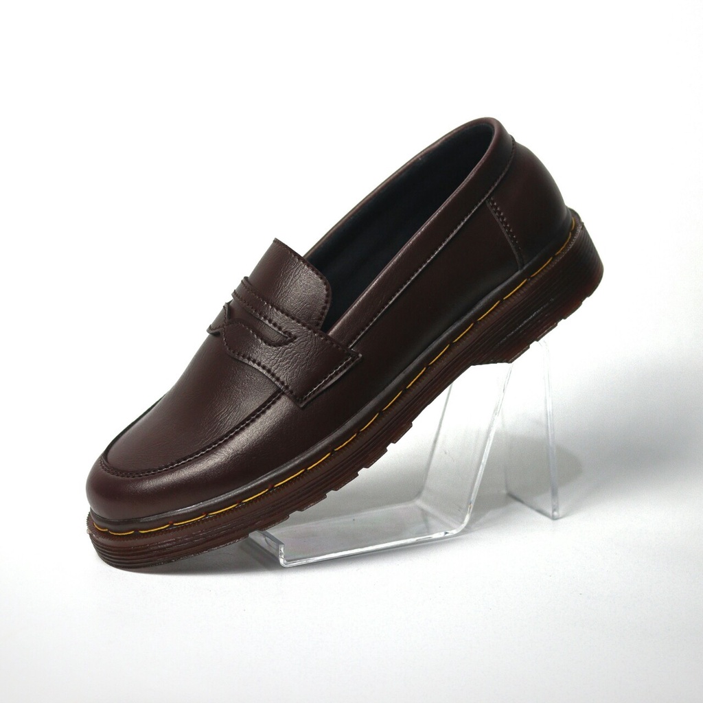 RIONZ PEDRO SERIES - SepatuFormal Pantofel Pria Resmi Formal Tali Hitam Kulit PU Original Brown Black Kantor Kuliah Casual Gereja Pesta Kondangan Nikahan Kerja Perkantoran PNS Guru Gaya Trendy Kekinian Terlaris Murah