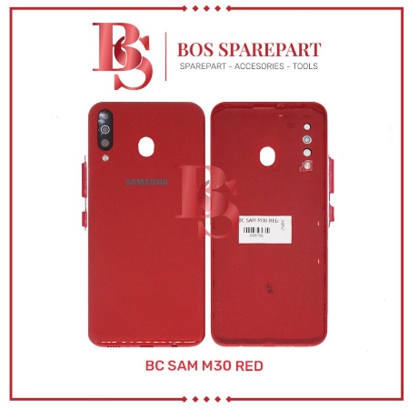 BACKDOOR BACKCOVER / BC SAMSUNG M30 RED / TUTUP BELAKANG