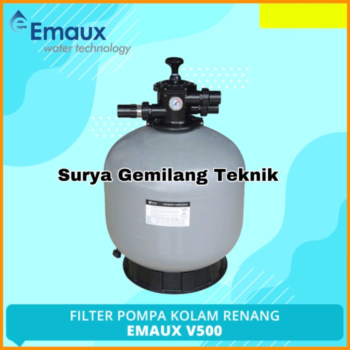 SAND FILTER EMAUX V500 FOR 3/4HP PUMP EMAUX V 500 FILTER KOLAM RENANG