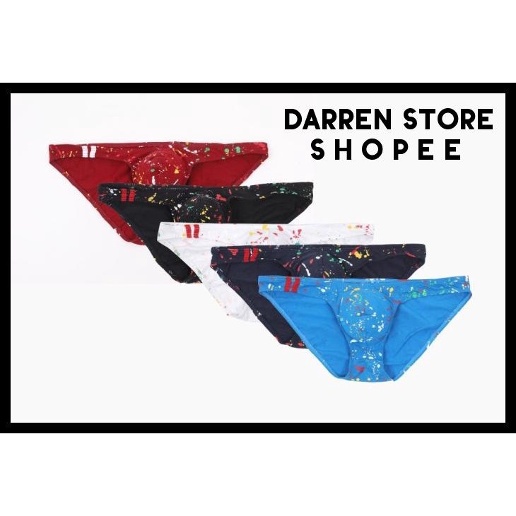 BR046. SEXY COLORFUL BIKINI CELANA DALAM PRIA BRIEF SEXY  / JOCKSTRAP PRIA SEXY BRIEF PRIA. MEN'S SE