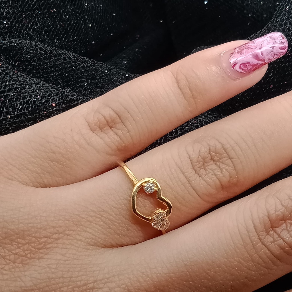 Cincin Emas 17K - 1.35 Gr Kadar 750 - 4454