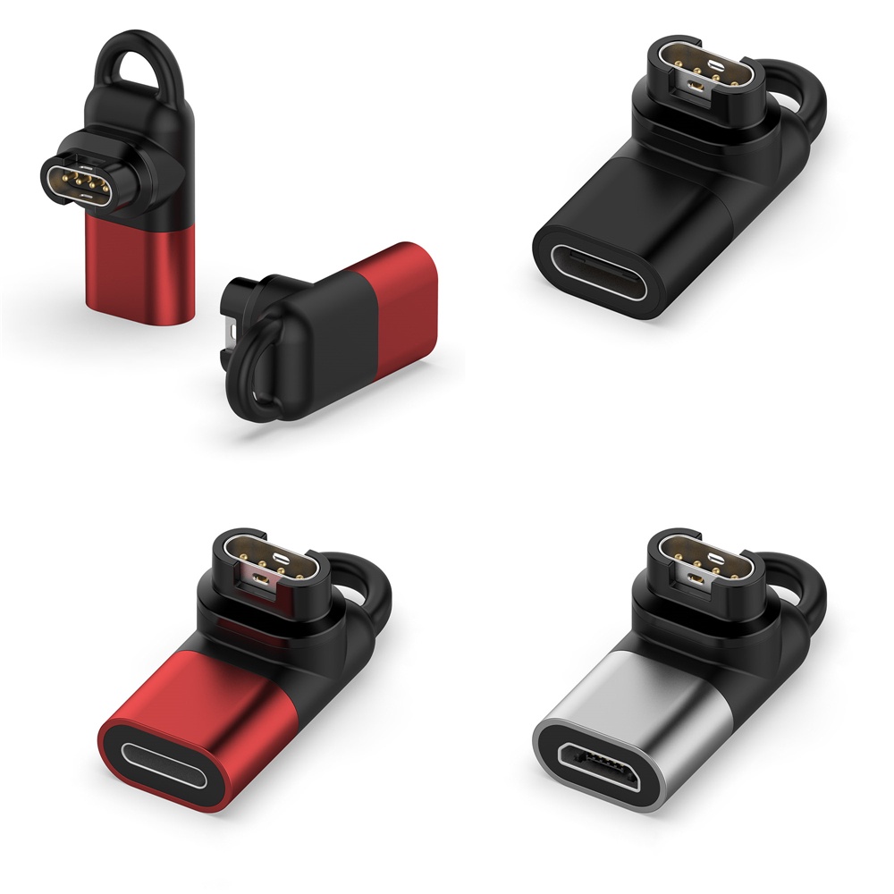 Untuk Garmin forerunner 265S/265 /965Inting Pengisian Adaptor Watch Charging Port Mengubah Ke Petir/Type-C/Micro USB