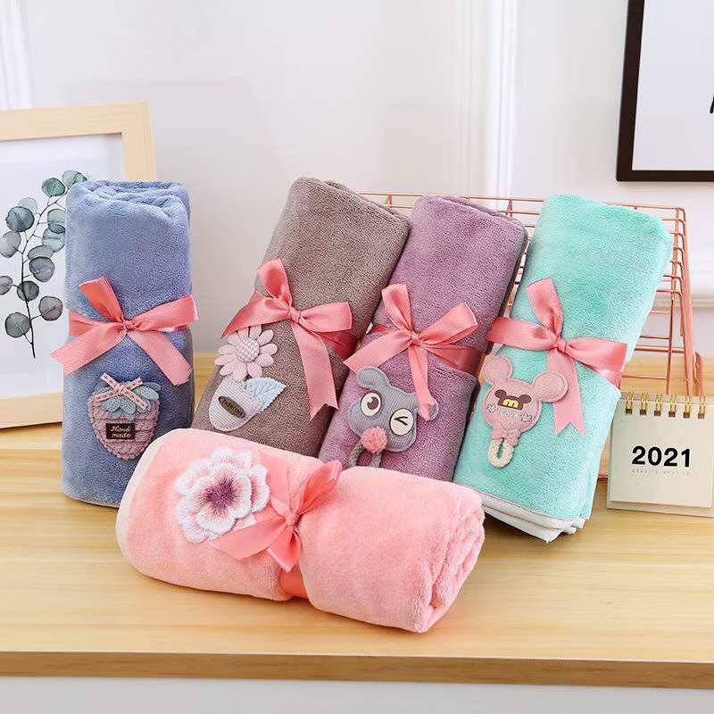 Handuk Muka Microfiber 35x75 motif boneka tempel Handuk Mandi Handuk Anak Import