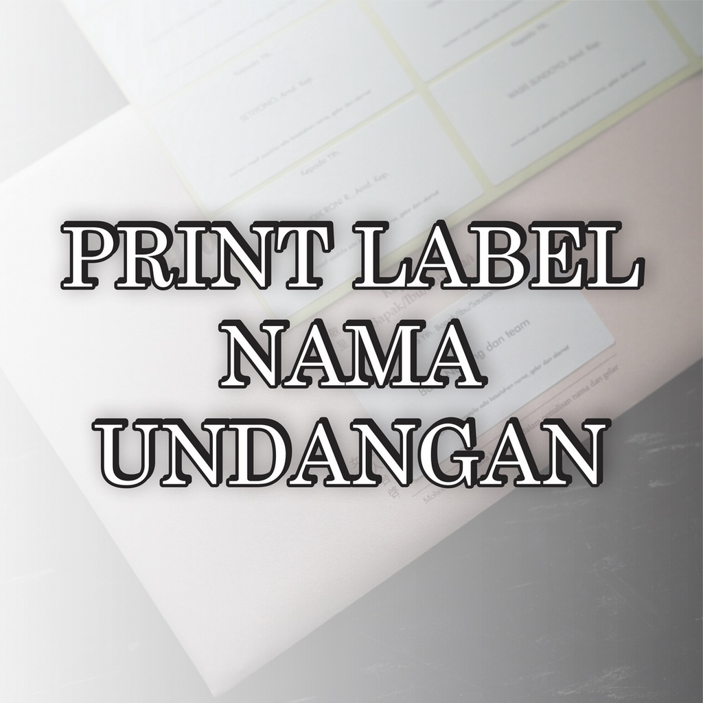cetak label nama tamu undangan