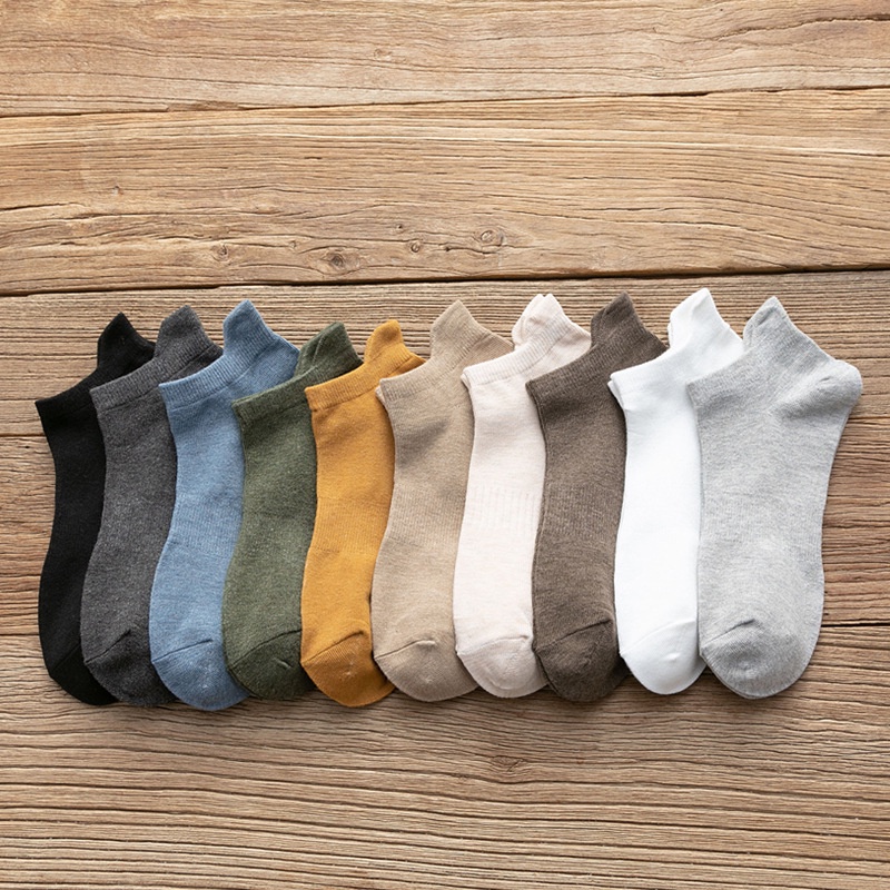 TIKTOK - D2024 Kaos Kaki Pendek Pria K5619 / Kaos Kaki Pendek Semata Kaki / Kaki Unisex Casual Kerja / Kaos Kaki Polos / Ankle Socks