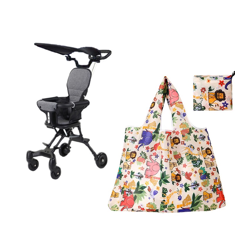 FLYBB Magic Stroller Baby 2 Way Travel Lightweight Foldable-01 hitem+semua+tas