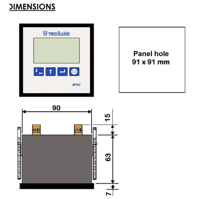 Digital Flow Panel Meter