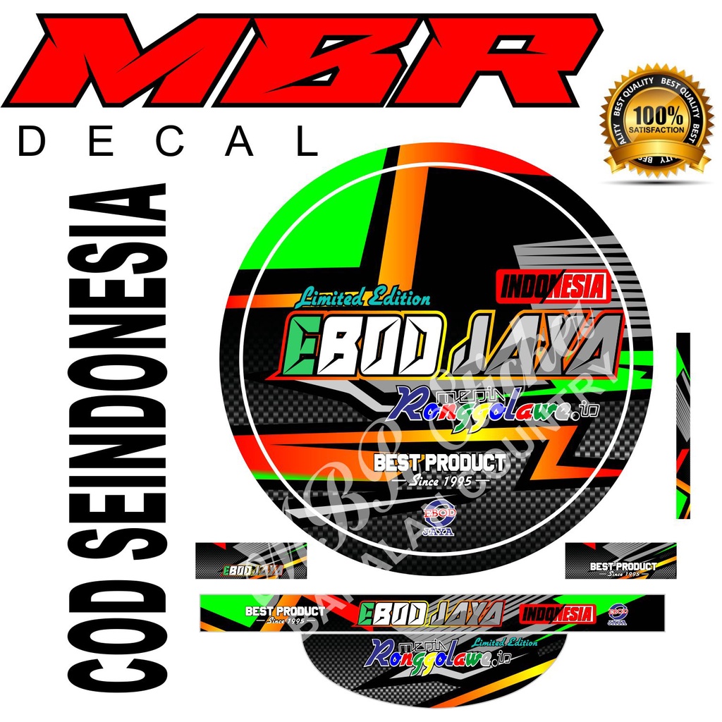 STIKER DECAL TEBOK MURAI REPLIKA EBOD