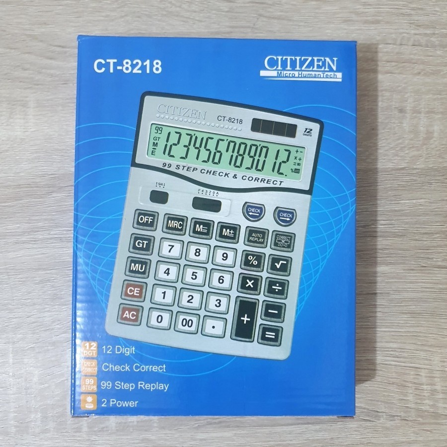 

Kalkulator 8218 citizen /kalkulator 12 digit