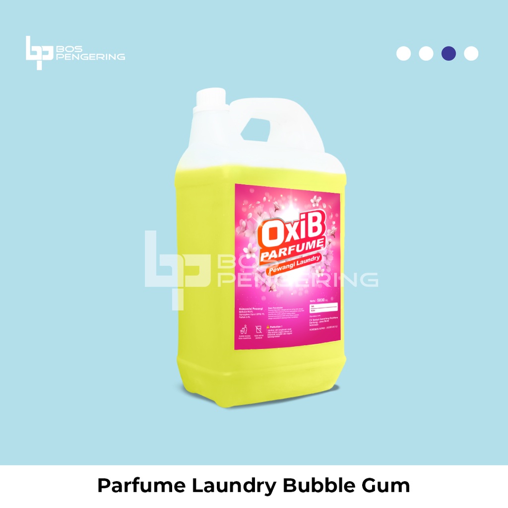 Pewangi Pakaian Laundry - OxiB Parfume Aroma Bubble Gum 5 Liter Wangi Tahan Lama Berkualitas