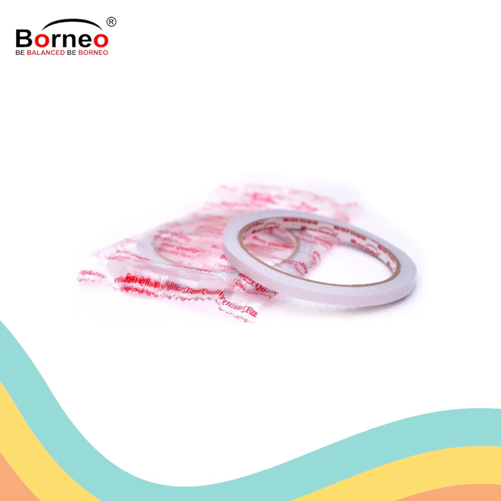 

DOUBLE TAPE BORNEO 6 MM (12 PCS)